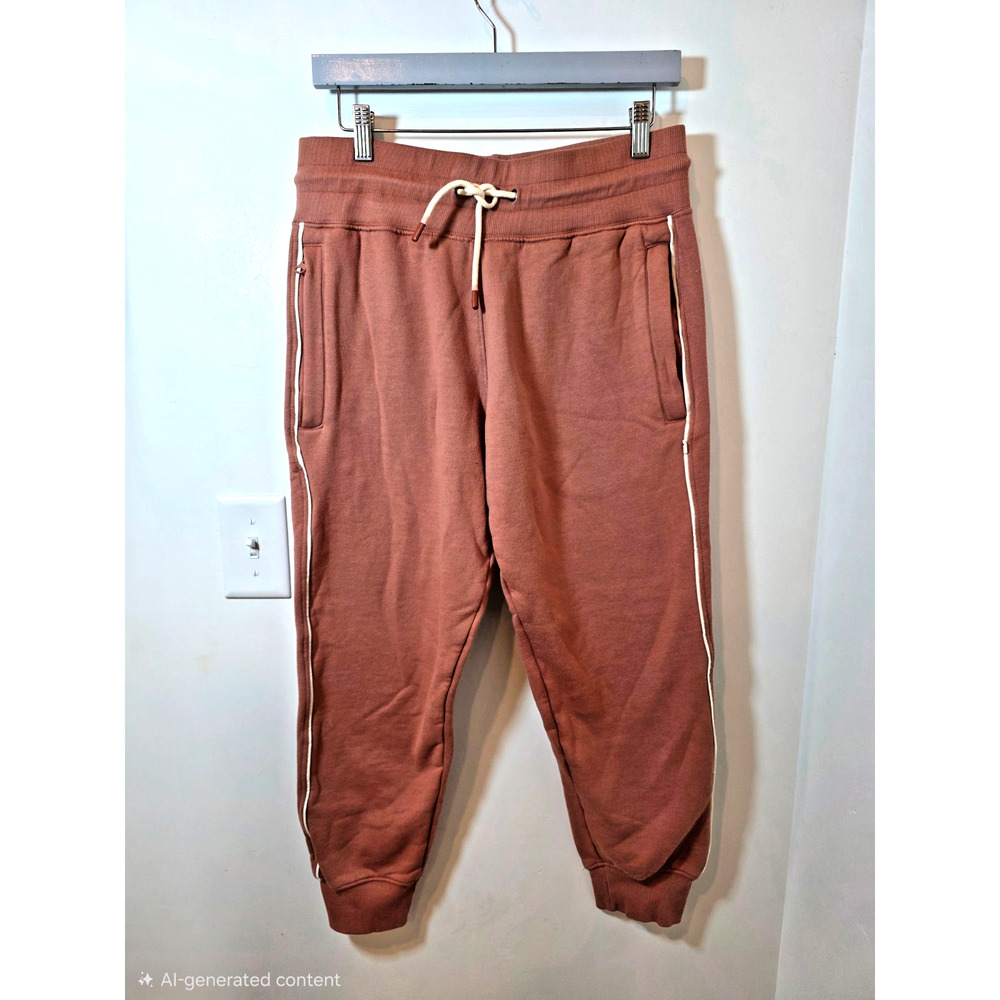 Cotopaxi Women's Sweatpants Rust Fleece Size M Organic Cotton Drawstring